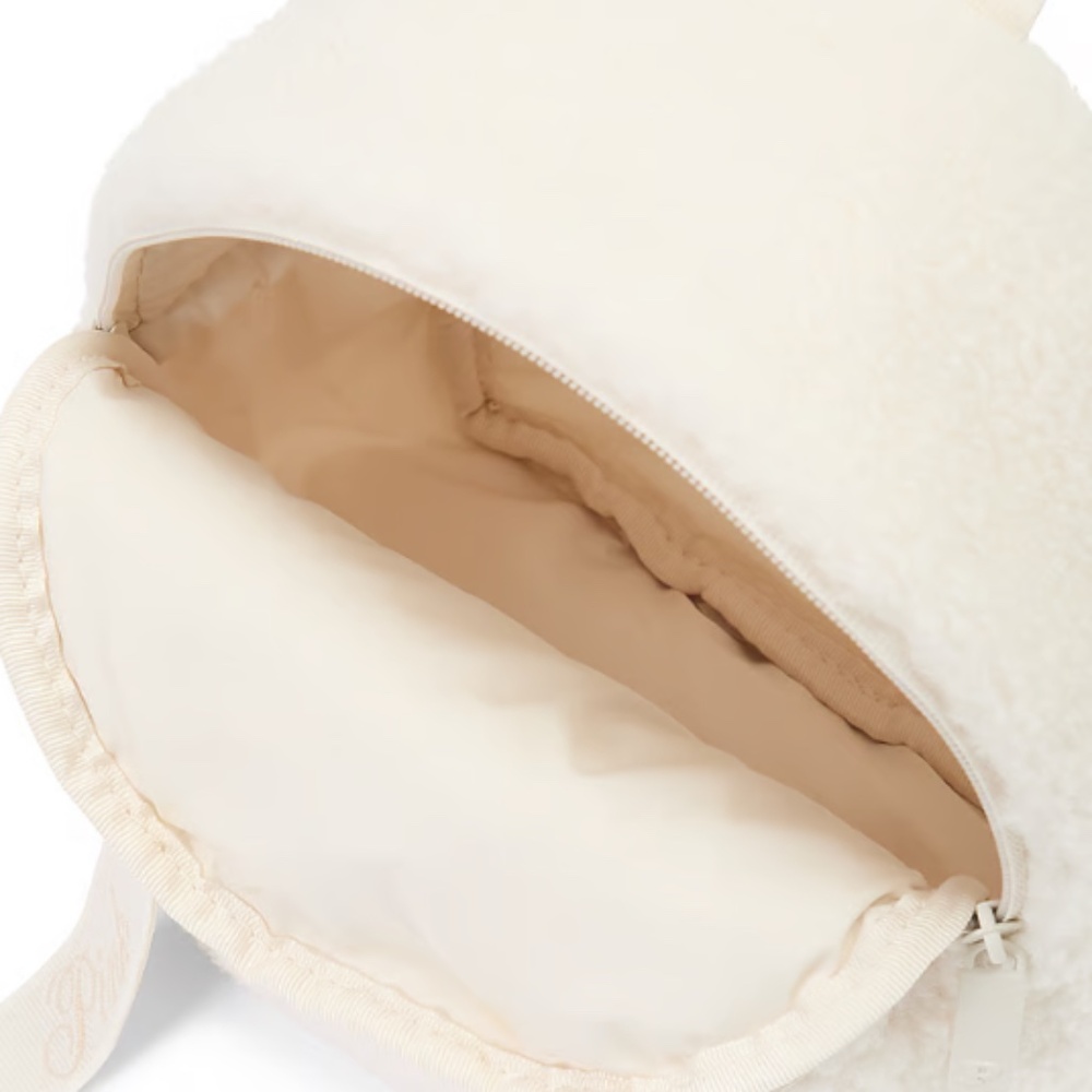 PINK MINI CONVERTIBLE BACKPACK Cozy White Shell New with tag - Picture 7 of 11
